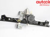 Rear door window regulator with motor