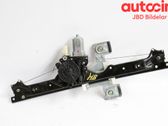 Rear door window regulator with motor