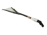 Front wiper blade arm