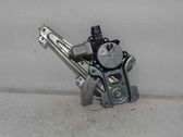 Rear door window regulator with motor