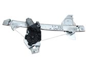 Rear door window regulator with motor