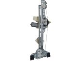 Rear door window regulator with motor