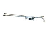 Front wiper linkage and motor