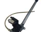 Rear door window regulator with motor