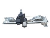 Rear door window regulator with motor