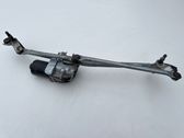 Front wiper linkage and motor