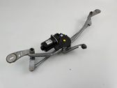 Front wiper linkage and motor