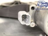 Rear door window regulator with motor