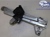 Rear door window regulator with motor