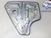 Rear door window regulator with motor