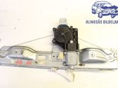 Rear door window regulator with motor