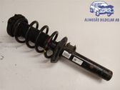 Amortiguador delantero con muelle espiral