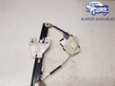 Rear door window regulator with motor
