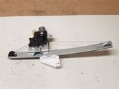 Rear door window regulator with motor