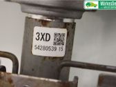 Steering wheel axle set