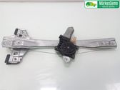 Rear door window regulator with motor