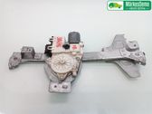 Rear door window regulator with motor