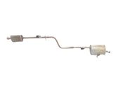 Middle muffler/silencer