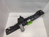Rear door window regulator with motor
