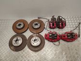 Brake discs and calipers set