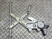 Rear door window regulator with motor