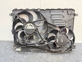 Radiator cooling fan shroud