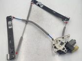 Rear door window regulator with motor