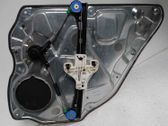 Rear door window regulator with motor