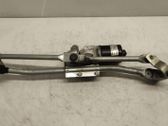 Front wiper linkage and motor