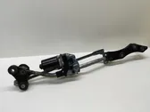 Front wiper linkage and motor