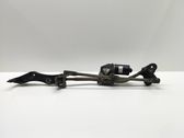 Front wiper linkage and motor