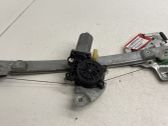 Rear door window regulator with motor