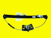 Rear door window regulator with motor