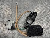 Rear door soft close latching motor
