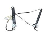 Front door window regulator with motor