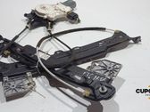 Rear window lifting mechanism without motor