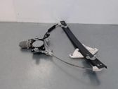 Rear door window regulator with motor