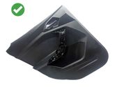 Rear door card panel trim