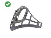 Front bumper corner part panel trim