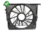 Electric radiator cooling fan