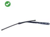 Front wiper blade arm