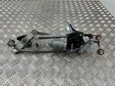 Front wiper linkage and motor