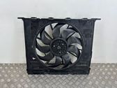 Radiator cooling fan shroud