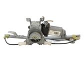 Rear door window regulator with motor
