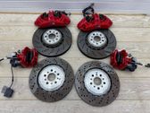 Brake discs and calipers set
