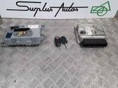 Juego de cerradura y set ECU del motor