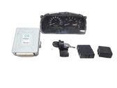 Juego de cerradura y set ECU del motor