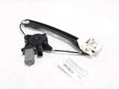 Rear door window regulator with motor