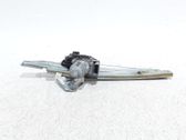 Rear door window regulator with motor