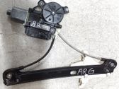Rear door window regulator with motor